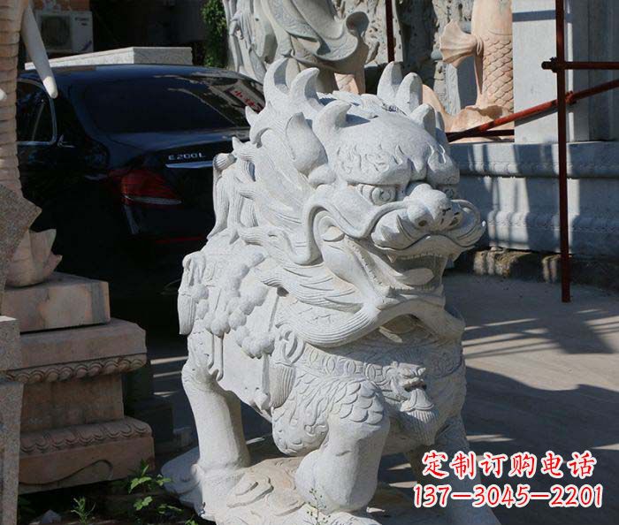 辽阳精致的麒麟雕塑,艺术之美绽放世间