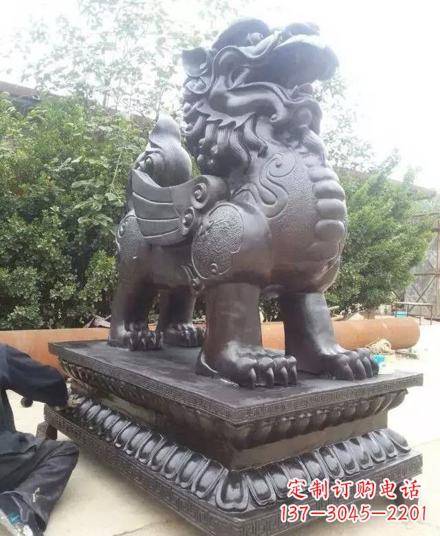 辽阳打造传统艺术象征——精美貔貅雕塑