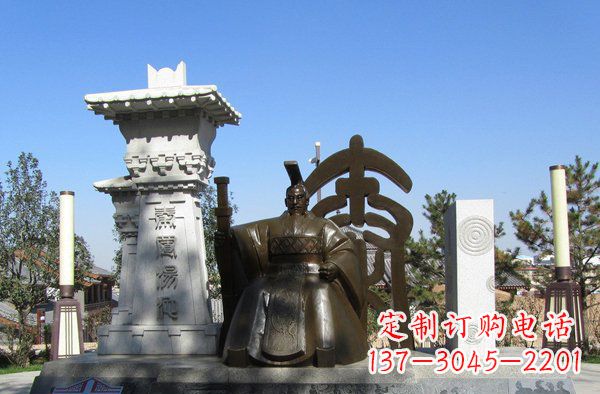 辽阳秦始皇雕塑,精致细腻,传承历史之美