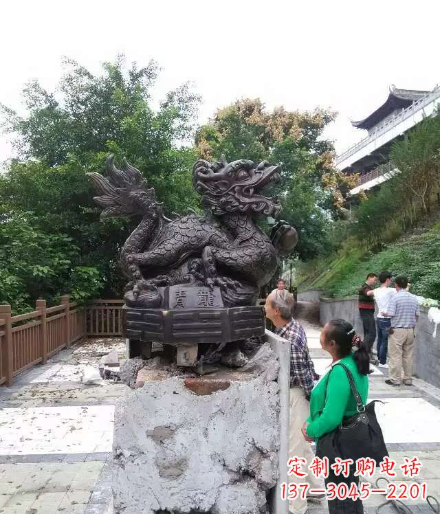 辽阳青龙神兽雕塑