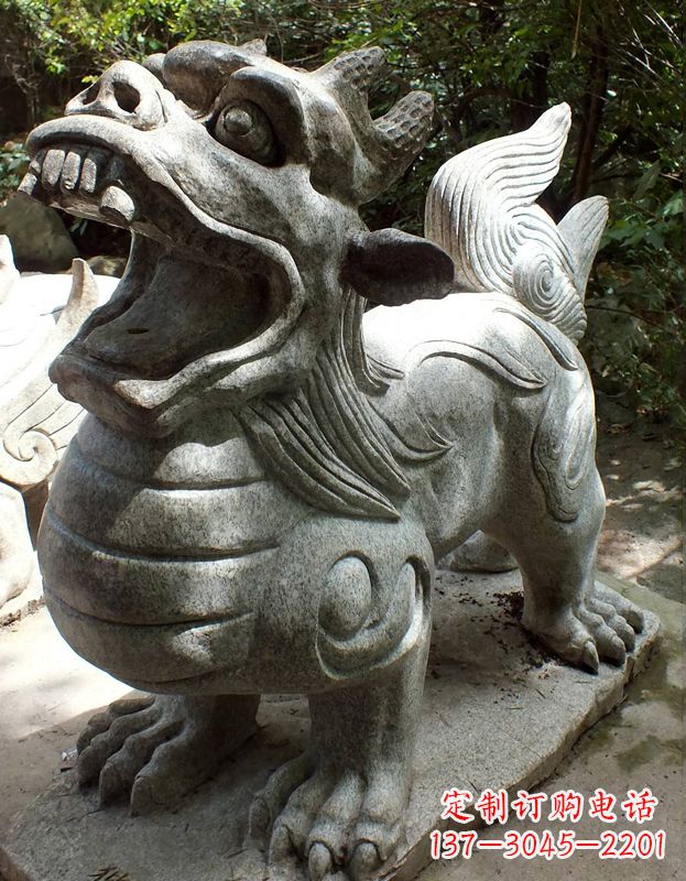 辽阳质朴狴犴石雕,一览古朴之美