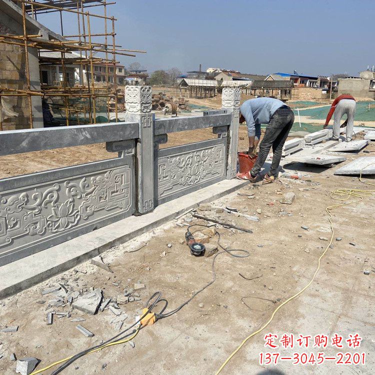 辽阳青石仿古石栏板雕塑