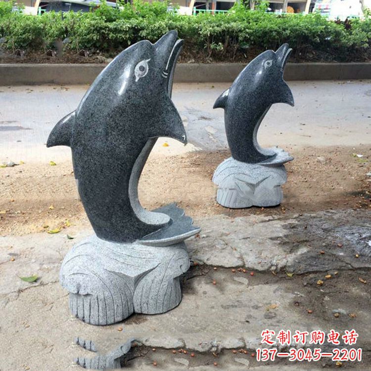辽阳青石海豚雕塑--精致好看与象征意义一起令人惊叹