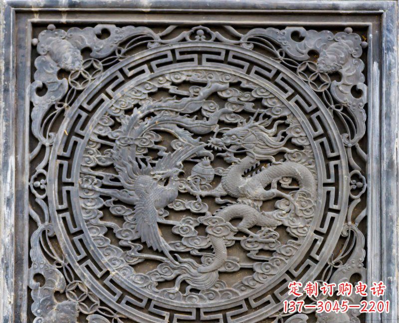辽阳传统工艺青石龙雕精美绝伦