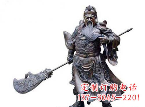 辽阳关羽青铜雕塑,传承历史的精神