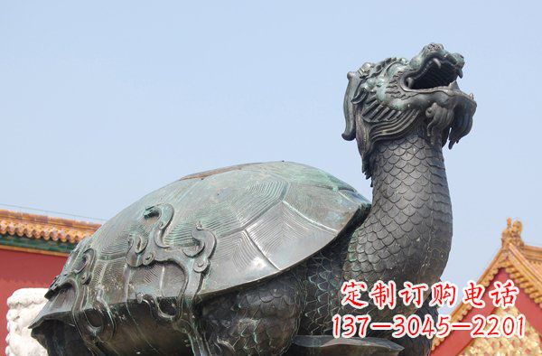 辽阳青铜龙雕塑,象征传统文化之美