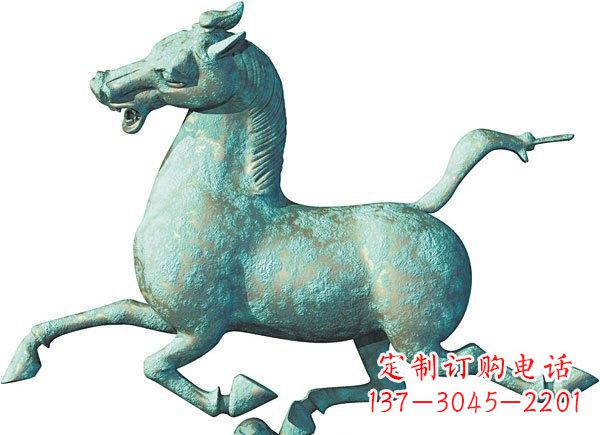 辽阳青铜马踏飞燕雕塑