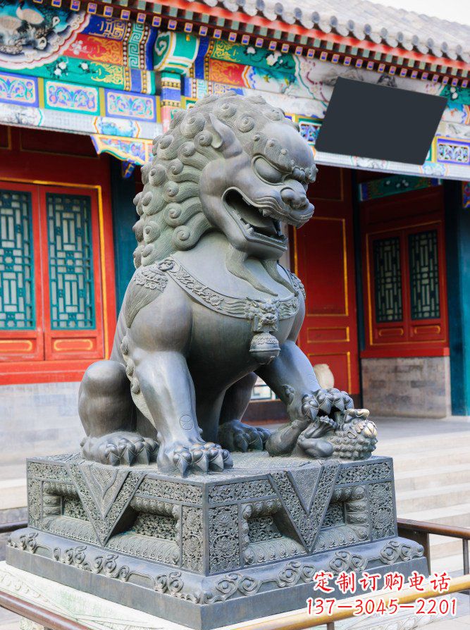 辽阳青铜狮子雕塑,精美北京狮雕塑