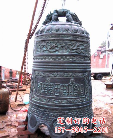 辽阳精美历久弥新的青铜钟雕塑