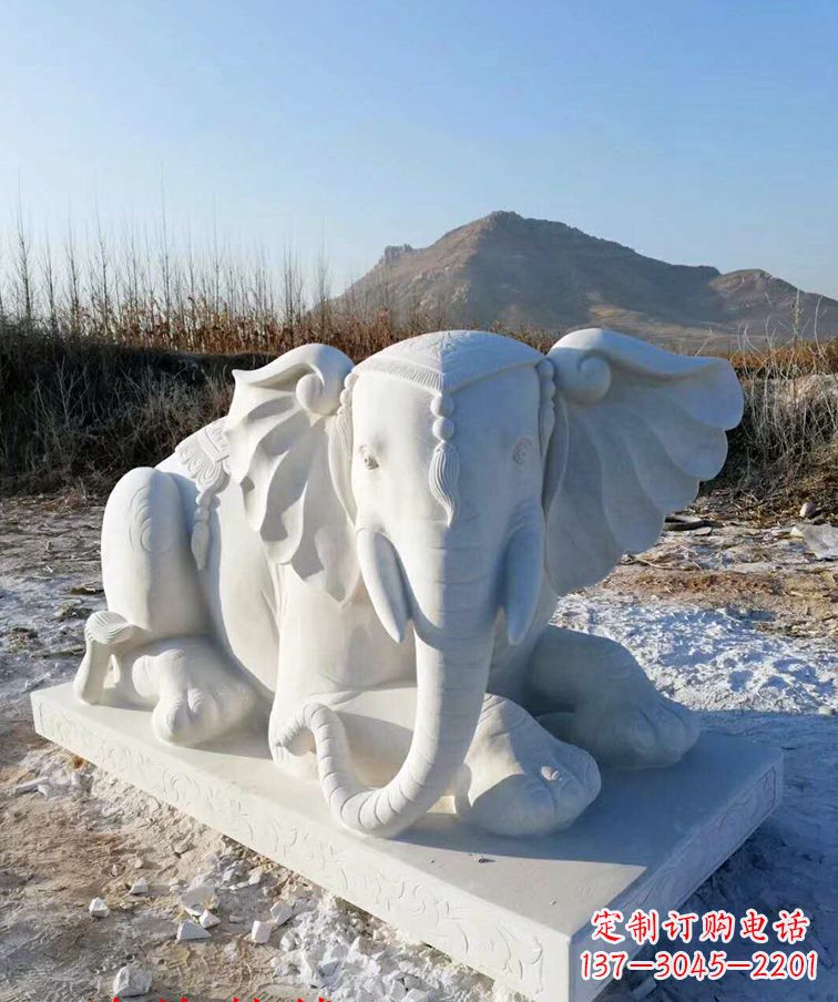 辽阳追忆历史,清明上坟大象石雕