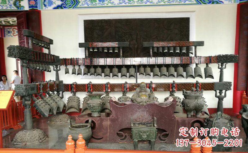辽阳编钟古典铜雕,灵魂之声传承