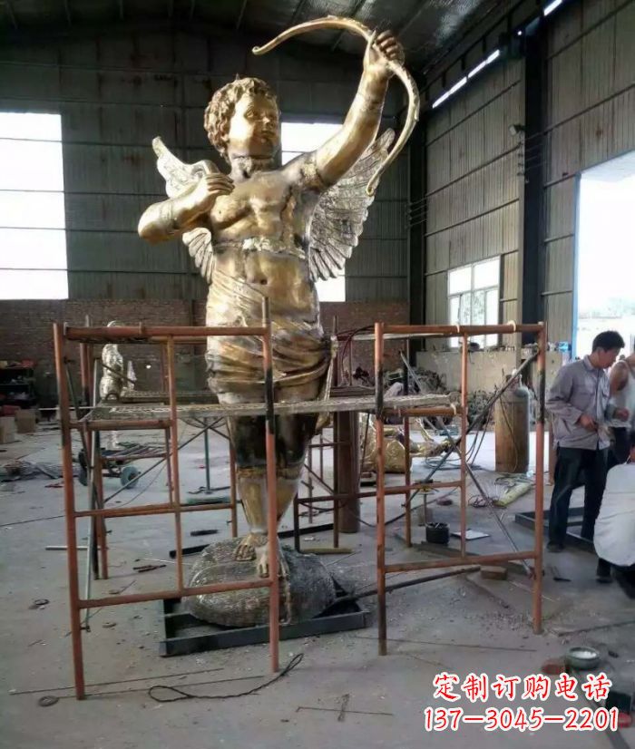 辽阳丘比特铜雕