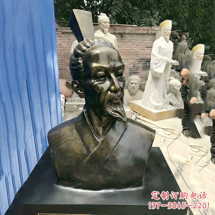 辽阳屈原雕塑仿铜头像,让您享受美好的艺术之美