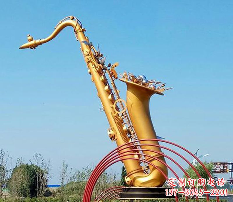 辽阳中领雕塑:萨克斯铜雕高质量制作