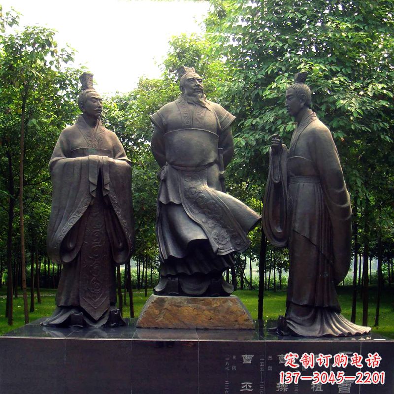 辽阳精美曹丕雕塑,彰显伟绩!