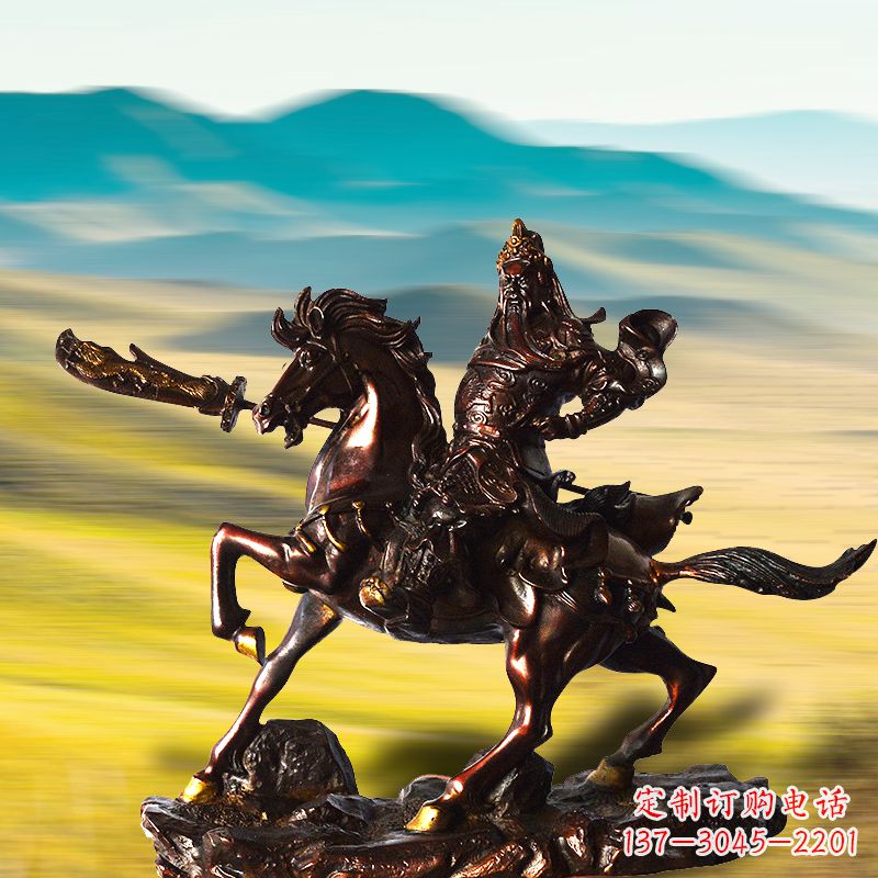 辽阳中领雕塑:关公铜雕,永不褪色的传奇
