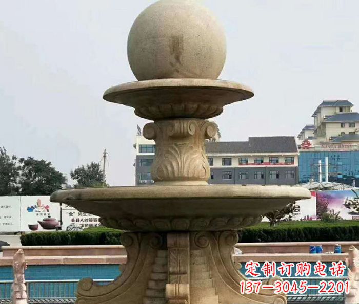 辽阳引领时尚的砂岩大型喷泉雕塑