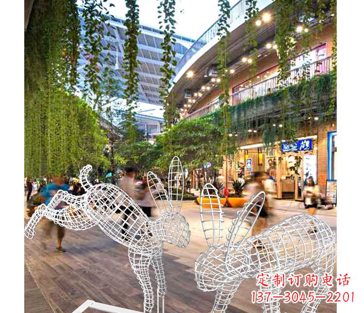 辽阳中领雕塑的精致兔子雕塑
