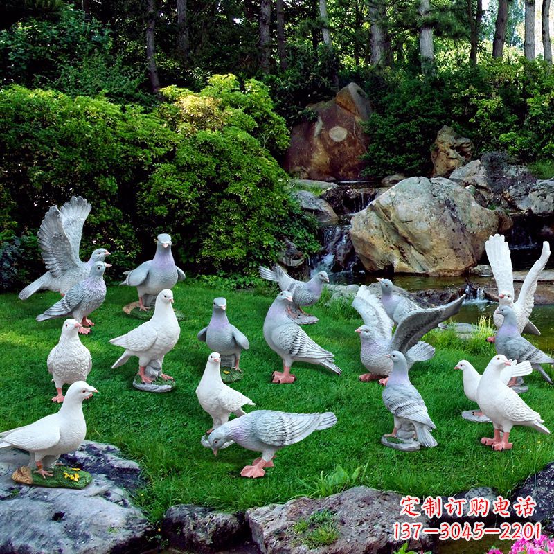辽阳让和平飞翔,少女书籍和平鸽雕塑