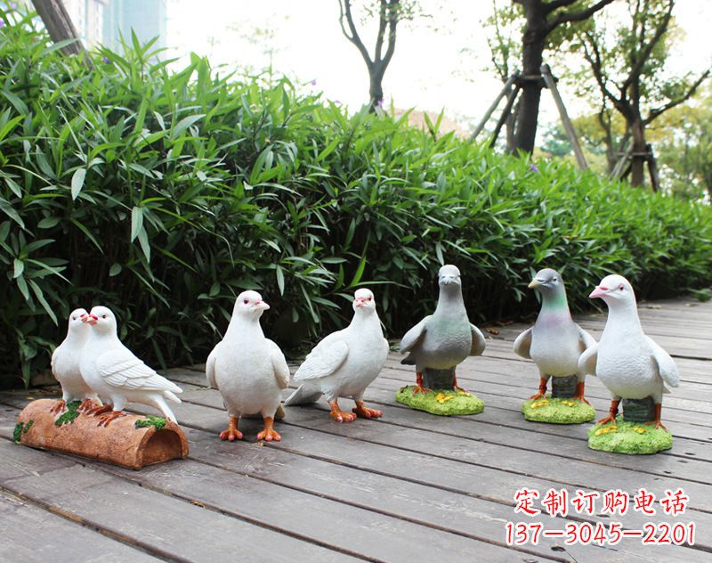 辽阳祝福世界的和平鸽雕塑