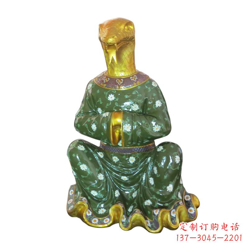 辽阳独特的彩绘生肖雕塑
