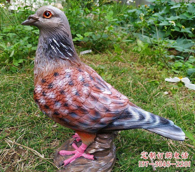 辽阳中领雕塑推出:传递和平象征的和平鸽雕塑