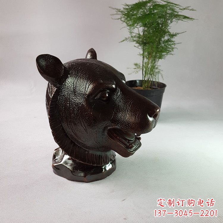 辽阳生肖虎铸铜兽首