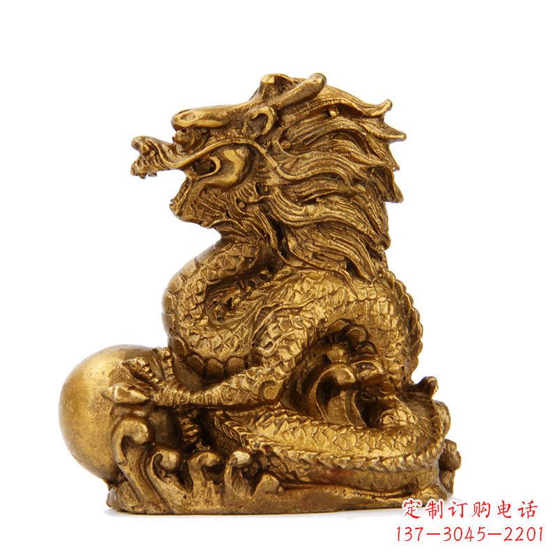 辽阳汇聚古典文化,铸铜鎏金款动物雕塑摆件