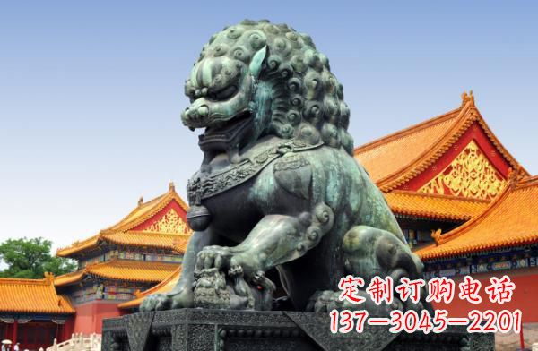 辽阳贵族气派,古典青铜狮子雕塑