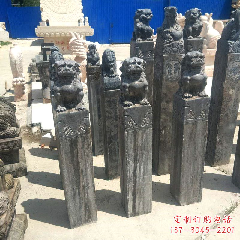 辽阳狮子拴马桩