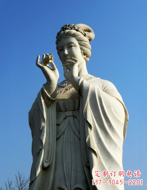 辽阳精美绝伦的古代美女雕像
