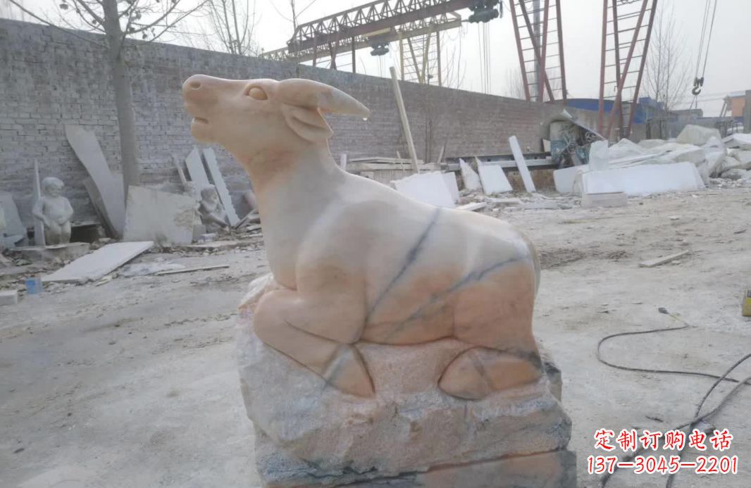 辽阳十二生肖动物石雕