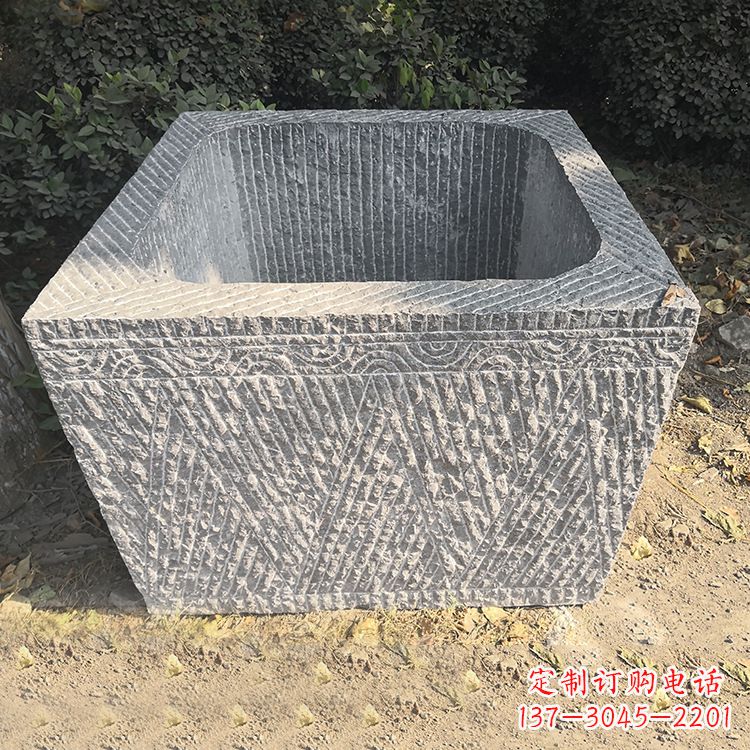 辽阳精致石雕水槽,融合精美工艺