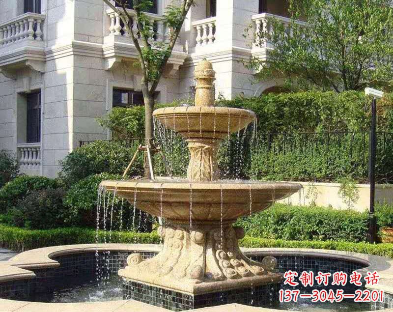 辽阳美轮美奂的喷泉雕塑