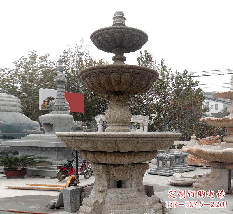 辽阳钵式喷泉雕塑,精美装饰您的家园
