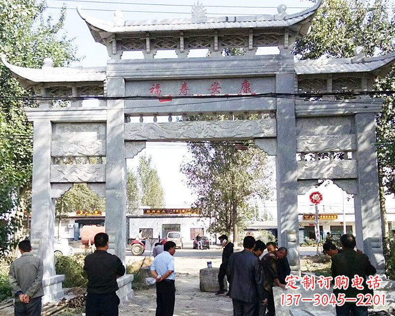 辽阳中领雕塑:专业制作精美的牌坊雕塑