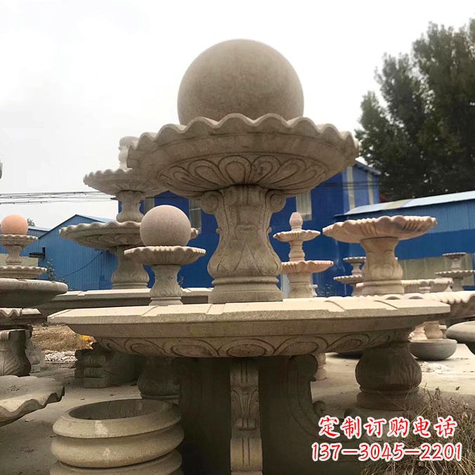 辽阳拥有祥和之美的玉石风水球雕塑