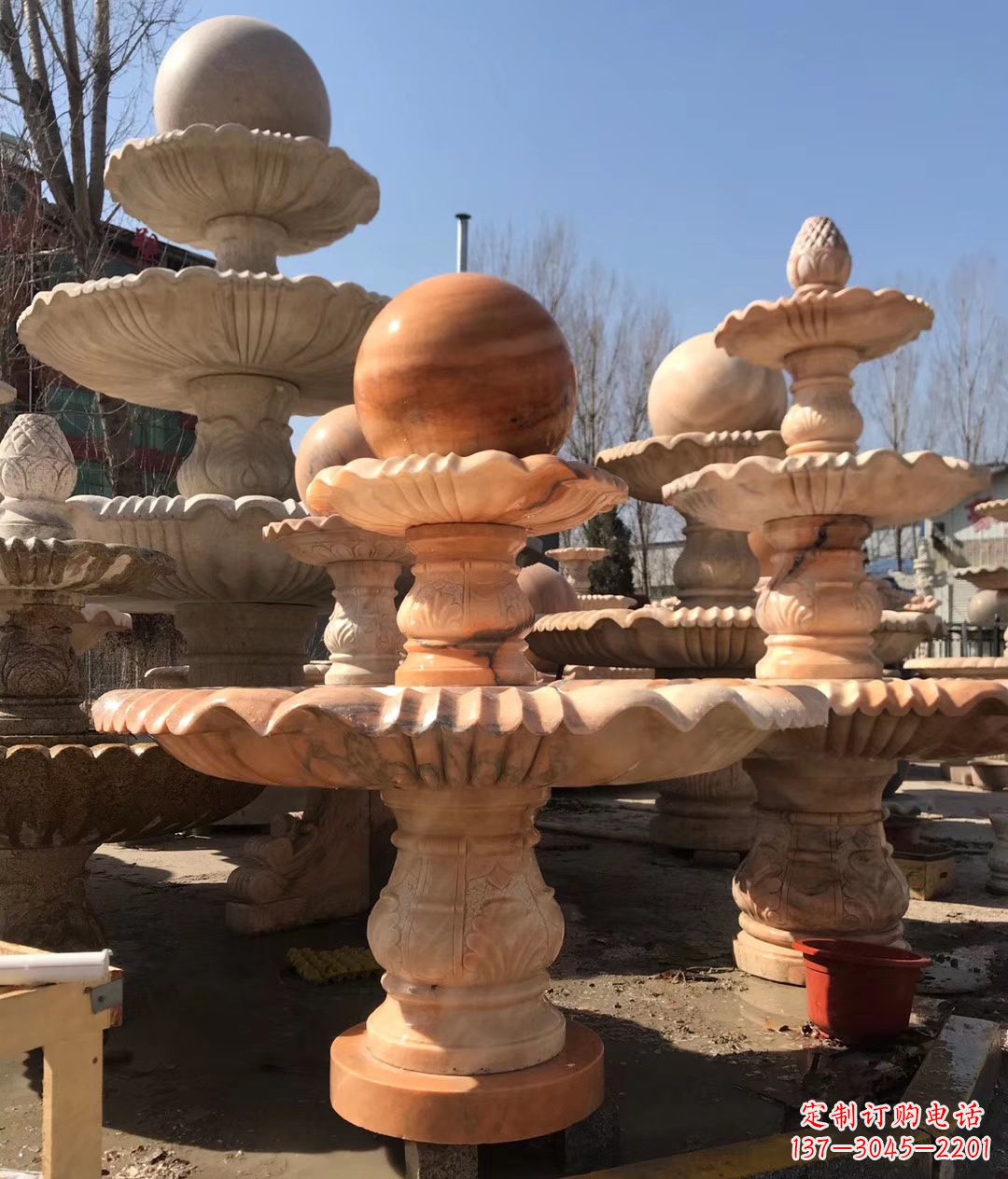 辽阳风水球喷泉雕塑,增添家居品位