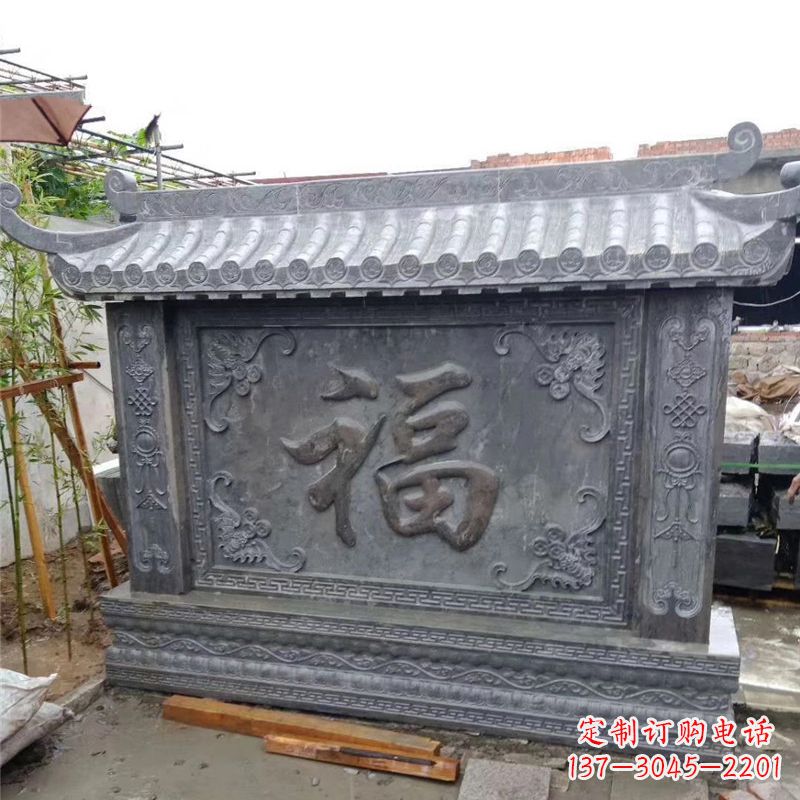 辽阳中领雕塑:福字雕塑,点缀婚房庭院