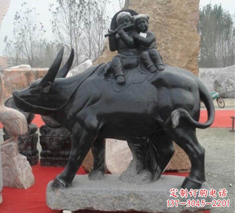 辽阳传承经典,表达淳朴——牧童雕塑