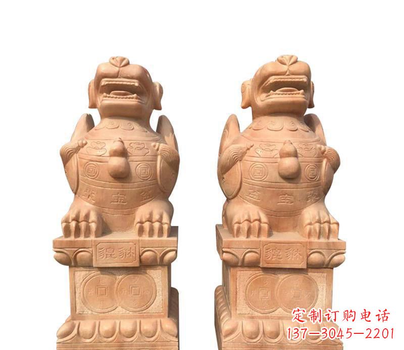 辽阳精美貔貅雕塑,让太古神兽在家中常伴