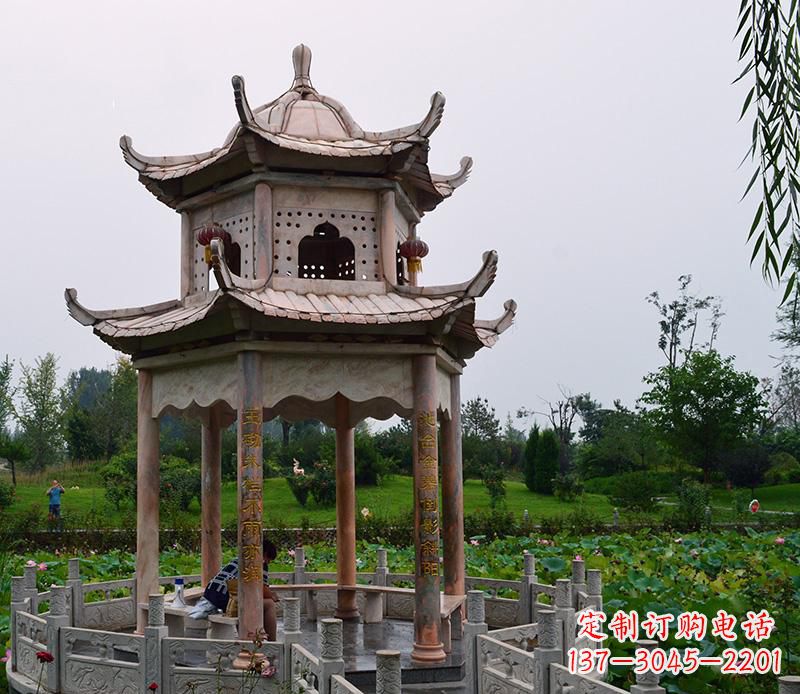 辽阳装点你的空间,让石雕凉亭景观雕塑点缀你的美