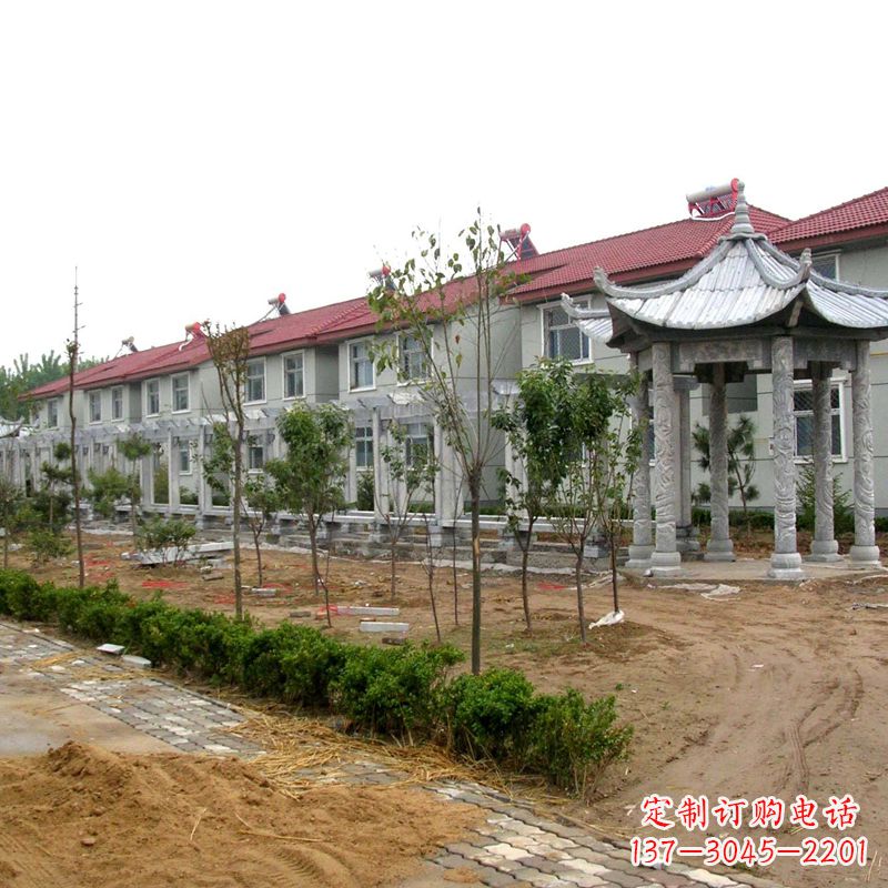 辽阳中领雕塑打造精美凉亭雕塑