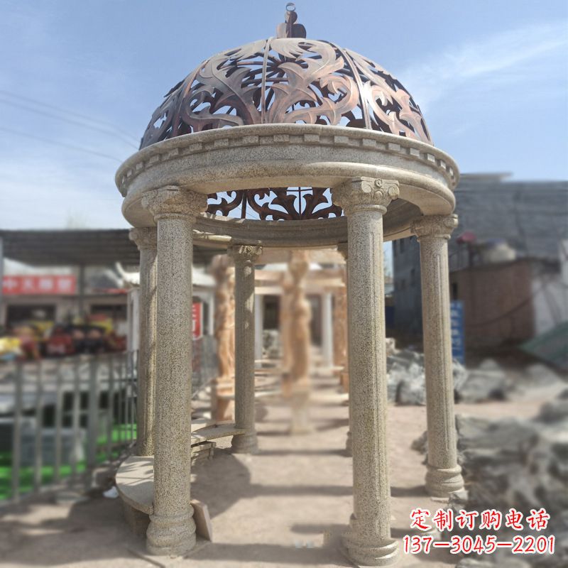 辽阳中领雕塑提供精美欧式凉亭雕塑定制服务,其…