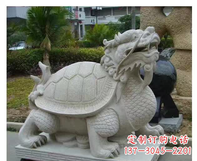辽阳石头雕刻的动物雕塑