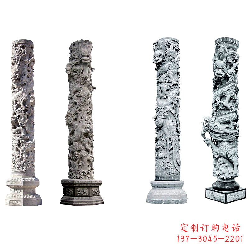 辽阳精美绝伦的石雕龙柱