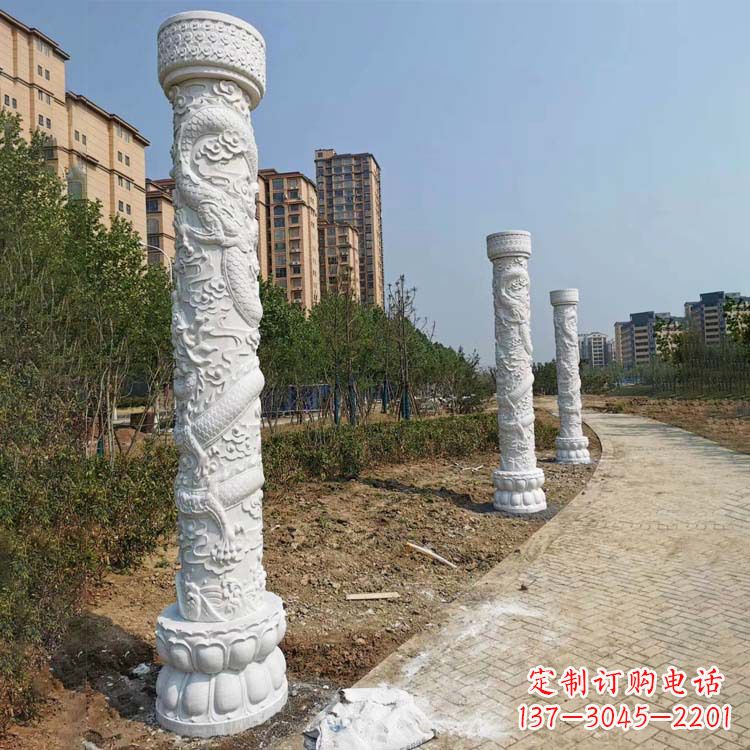 辽阳领雕石雕龙柱打造社会文化地标