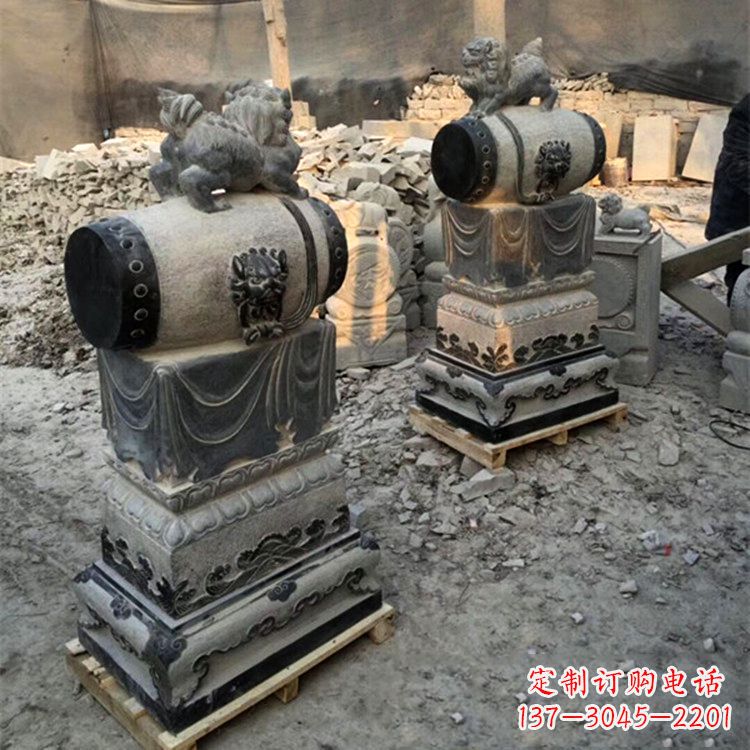 辽阳石雕门墩 大象