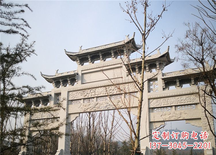 辽阳定制高品质牌坊雕塑