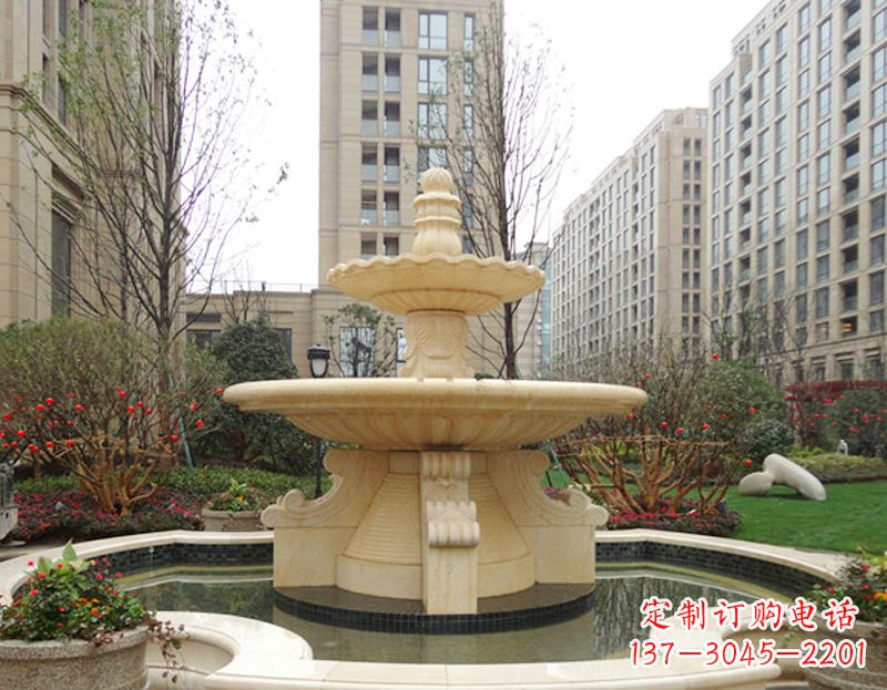 辽阳美轮美奂的喷泉雕塑